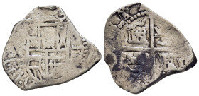 SPAIN. Philip III (1598-1621). Cob 2 Reales. Potosi, uncertain year.

Condition: Good fine.

Weight: 6,56g.
Diameter: 27mm.
