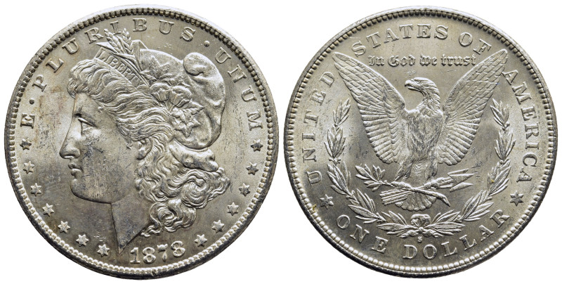 UNITED STATES. Morgan Dollar (1878-S). San Francisco.

Obv: E PLURIBUS UNUM.
Dia...