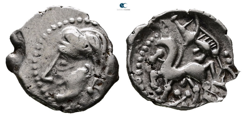 Central Gaul. Lemovices 100-50 BC. 
Quinarius AR

17 mm, 1,89 g



Very F...