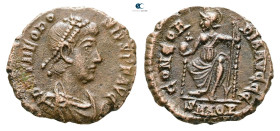 Theodosius I AD 379-395. Aquileia. Follis Æ