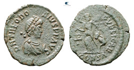 Theodosius I AD 379-395. Constantinople. Follis Æ