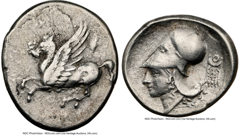 ACARNANIA. Thyrrheium. Ca. 4th-3rd centuries BC. AR stater (24mm, 8.22 gm, 2h). ...