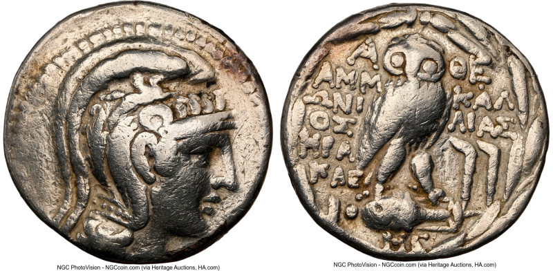 ATTICA. Athens. Ca. 2nd-1st centuries BC. AR tetradrachm (28mm, 16.40 gm, 12h). ...