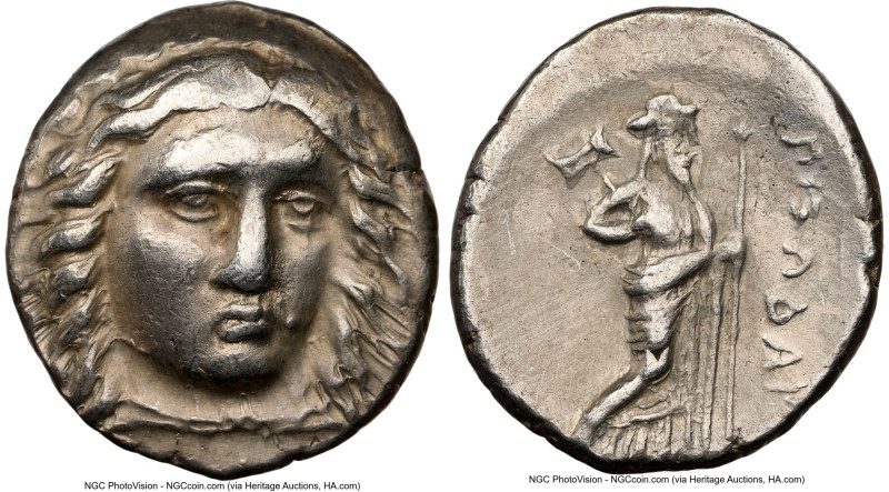 CARIAN SATRAPS. Pixodarus (ca. 341-336/5 BC). AR didrachm (20mm, 6.99 gm, 12h). ...