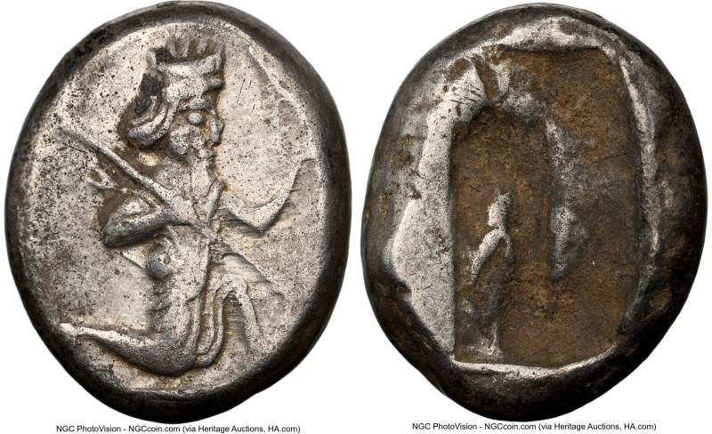 ACHAEMENID PERSIA. Xerxes I-Darius II (ca. 5th century BC). AR siglos (16mm). NG...