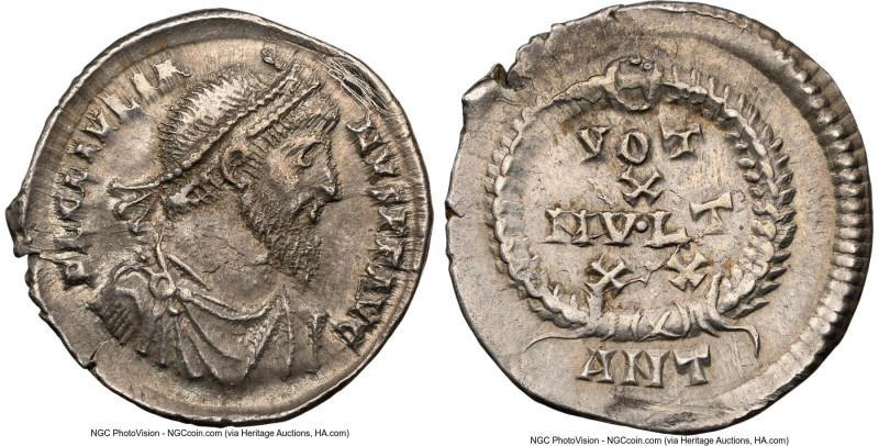 Julian II (AD 360-363). AR siliqua (18mm, 2.21 gm, 5h). NGC Choice XF 4/5 - 3/5,...