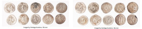 ANCIENT LOTS. Oriental. Sasanian Kingdom. Lot of ten (10) AR drachms. Good-VF. Includes: Ten Sasanian AR drachms, various types. SOLD AS IS, NO RETURN...