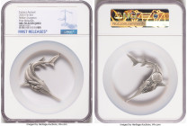 Republic Antiqued silver "White Sturgeon" Dollar 2023 MS70 NGC, KM1136. Mintage: 2,022. Extinct Animal series. First Releases. HID09801242017 © 2024 H...