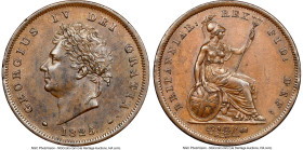 George IV Penny 1825 MS62 Brown NGC, KM693, S-3823. HID09801242017 © 2024 Heritage Auctions | All Rights Reserved www.HA.com/TexasAuctioneerLicenseNot...