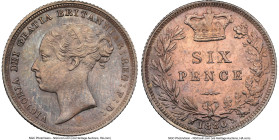 Victoria 6 Pence 1886 MS64 NGC, KM757, S-3912. Gunmetal purple-blue tone with lustrous underlying surfaces. HID09801242017 © 2024 Heritage Auctions | ...