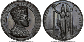 3-Piece Lot of Certified bronzed lead "Coronation" Medals 1937 NGC, 1) Edward VIII Medal AU58, BHM-4308 2) George VI Medal AU53 Brown, BHM-4341 3) Geo...