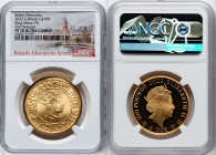 Elizabeth II gold Proof "King Henry VII" 100 Pounds (1 oz) 2022 PR70 Ultra Cameo NGC, S-BMGA1. Mintage: 610. British Monarchs series. First Releases. ...