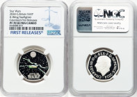 Charles III silver Colorized Proof "X-Wing Starfighter" 50 Pence 2024 PR70 Ultra Cameo NGC, Mintage: 7,510. Star Wars series. First Releases. HID09801...