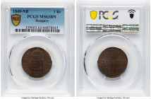 War of Independence Krajczar 1849-NB MS63 Brown PCGS, Nagybanya mint, KM430.2. Mintage: 60,000. HID09801242017 © 2024 Heritage Auctions | All Rights R...