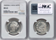 British India. Victoria Rupee 1840-(b & c) MS63 NGC, Calcutta mint, KM458.2. HID09801242017 © 2024 Heritage Auctions | All Rights Reserved www.HA.com/...