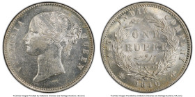 British India. Victoria Pair of Certified Rupees 1840 (c or b) MS61 PCGS, Calcutta mint, KM458.2, S&W-3.33. HID09801242017 © 2024 Heritage Auctions | ...
