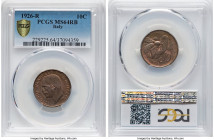Vittorior Emanuele III 3-Piece Lot of Certified Assorted Issues PCGS, 1) 10 Centesimi 1926-R - MS64 Red and Brown, Rome mint, KM60 2) Centesimo 1916-R...