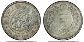 Meiji Yen Year 37 (1904) AU58 PCGS, Osaka mint, KM-YA25.3, JNDA 01-10A. HID09801242017 © 2024 Heritage Auctions | All Rights Reserved www.HA.com/Texas...