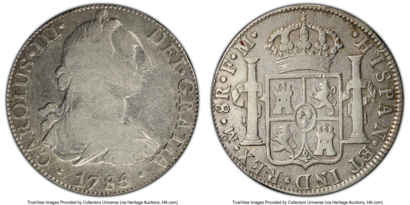3-Piece Lot of Certified Assorted 8 Reales PCGS, 1) Charles III 8 Reales 1785 Mo...