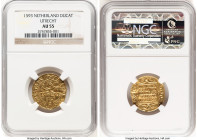Utrecht. Provincial gold Ducat 1593 AU55 NGC, Utrecht mint, KM7.1, Fr-284. HID09801242017 © 2024 Heritage Auctions | All Rights Reserved www.HA.com/Te...