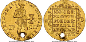 Utrecht. Provincial gold Ducat 1790 AU Details (Holed) NGC, Utrecht mint, KM7.4, Fr-285. HID09801242017 © 2024 Heritage Auctions | All Rights Reserved...