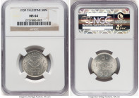 British Mandate 50 Mils 1939 MS64 NGC, London mint, KM6. HID09801242017 © 2024 Heritage Auctions | All Rights Reserved www.HA.com/TexasAuctioneerLicen...