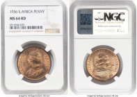 George V Penny 1936 MS64 Red NGC, Pretoria mint, KM14.3, Hern #S96. HID09801242017 © 2024 Heritage Auctions | All Rights Reserved www.HA.com/TexasAuct...