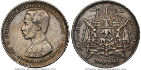 Rama V Baht ND (1876-1900) XF Details (Cleaned) NGC, KM-Y34. Short tailed variety. HID09801242017 © 2024 Heritage Auctions | All Rights Reserved www.H...