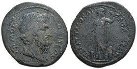 PHRYGIA. Laodicea ad Lycum. Pseudo-autonomous. Time of Antoninus Pius (138-161). Ae. Magistrate	Publius Claudius Attalos (archiereus). Obv : diademed ...