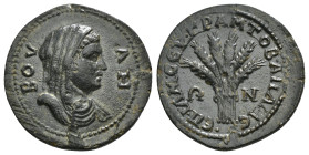 PHRYGIA. Apamea. Pseudo-autonomous. Time of Caracalla (198-217). Ae. Lucius M. Severus, grammateus.
Obv: BOVΛH.
Veiled and draped bust of Boule righ...