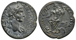 PISIDIA. Palaeopolis. Elagabalus, 218-222. Triassarion Obv: AYΤ Κ Μ ΑΥ ΑΝΤΩΝЄΙΝΟϹ Laureate and draped bust of Elagabalus (or Caracalla?) to right. Rev...