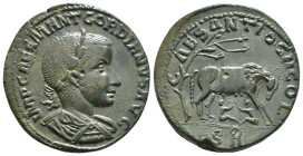 PISIDIA. Antioch. Gordian III (238-244). Ae.
Obv: IMP CAES M ANT GORDIANVS AVG.
Laureate head right.
Rev: CAES ANTIOCH COL / S R.
She-wolf standing ri...