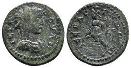 PHRYGIA. Sebaste. Pseudo-autonomous. Time of Elagabalus to Severus Alexander (218-235 AD). AE
Obv: IЄPA BOVΛH. Veiled and draped bust of Boule right.
...