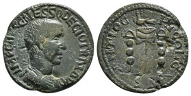 PISIDIA. Antioch. Trajanus Decius (249-251). Ae.
Obv: IMP CAES G MESS Q DECIO TR A.
Laureate, draped and cuirassed bust right.
Rev: ANTIOCH CE COL / S...