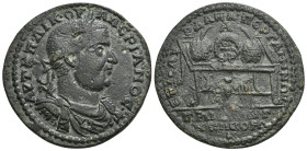 MYSIA. Pergamum. Valerian I, 253-260. AE Medallion. commemorating the Olympic Games and the games in honour of the Augusti and of Trajan, struck under...