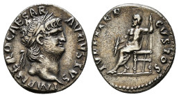 The Roman Empire
Nero augustus, 54 – 68
Denarius circa 64-65, AR. NERO CAESAR – AVGVSTVS Laureate and bearded head r. Rev. IVPPITER – CVSTOS Jupiter...