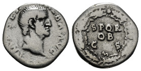 Roman Imperial
Galba. AD 68-69. AR Denarius (3,07 g). Rome mint. Struck circa July AD 68-January 69. Bare head right / S P Q R/ OB/ C S in three line...