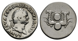 Roman Imperial
Divus Vespasian, died 79. Denarius (3,21 g), Rome, under Titus, 80-81. DIVVS AVGVSTVS VESPASIANVS• Laureate head of Vespasian to right....