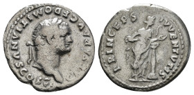 Roman Imperial
Domitian, as Caesar, AD 69-81. Rome. Denarius, 3,00 g
Obv: CAESAR AVG F DOMITIANVS COS VI
Laureate head of Domitian to right.
Rev: PRIN...