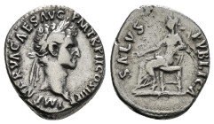 Roman Imperial
Nerva, AD 96-98. AR, Denarius.3,28 g
Obv: IMP NERVA CAES AVG PM TR P COS III P P. Head of Nerva, laureate, right.
Rev: SALVS PVBLICA. S...