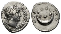 Roman Imperial
Hadrian, AD 117-138. AR, Denarius. 3,06 g
Obv: HADRIANVS AVGVSTVS. Head of Hadrian, laureate, right; with slight drapery on his left sh...