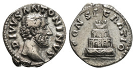 Roman Imperial
Divus Antoninus Pius. Died AD 161. AR Denarius (3,26 g). Consecration issue. Rome mint. Struck under Marcus Aurelius and Lucius Verus, ...