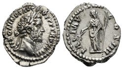 Roman Imperial
Antoninus Pius AR Denarius. Rome, AD 159-160. ANTONINVS AVG PIVS P P TR P XXIIII, laureate head right / PACI AVG COS IIII, Pax standing...