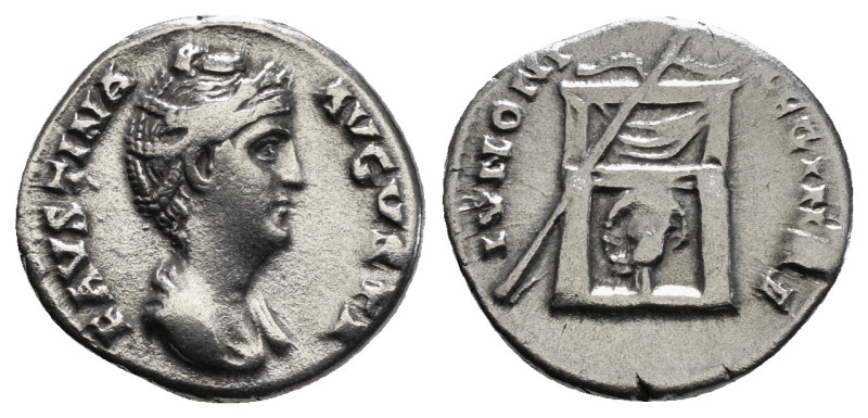 Roman Imperial
Faustina I (wife of A. Pius) AR Denarius. Rome, AD 138-140/1. FAV...