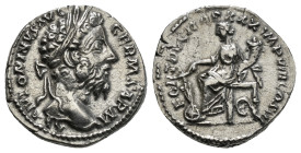 Roman Imperial
Marcus Aurelius AR Denarius. Rome, AD 175-176. M ANTONINVS AVG GERM SARM, laureate head to right / FORT DVCI TR P XXX IMP VIII COS III,...