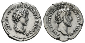 ROMAN IMPERIAL
Antoninus Pius, with Marcus Aurelius, as Caesar, AR Denarius. Rome, AD 140. 
AVRELIVS CAESAR AVG PII F COS, bare-headed and draped bust...