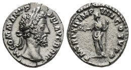 Roman Imperial
Commodus AR Denarius. Rome, AD 183. laureate head to right / Felicitas standing to left, holding caduceus and sceptre
3,59 g