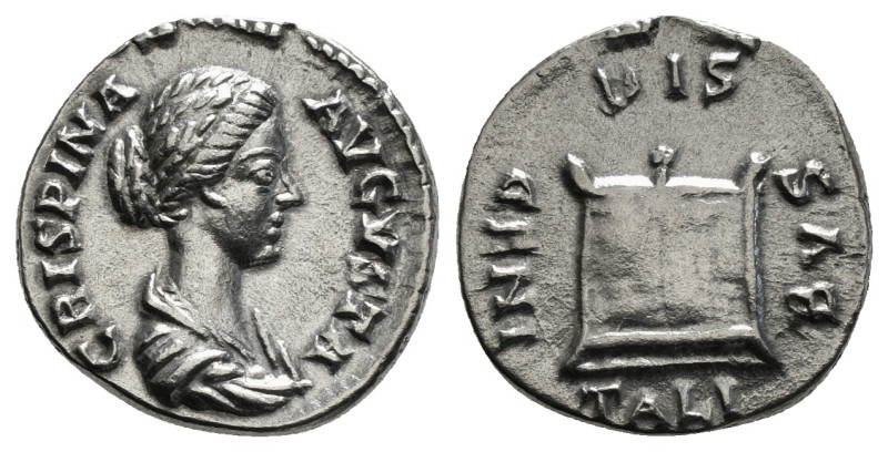 Roman Imperial
Crispina (wife of Commodus) AR Denarius. Rome, AD 180. CRISPINA A...