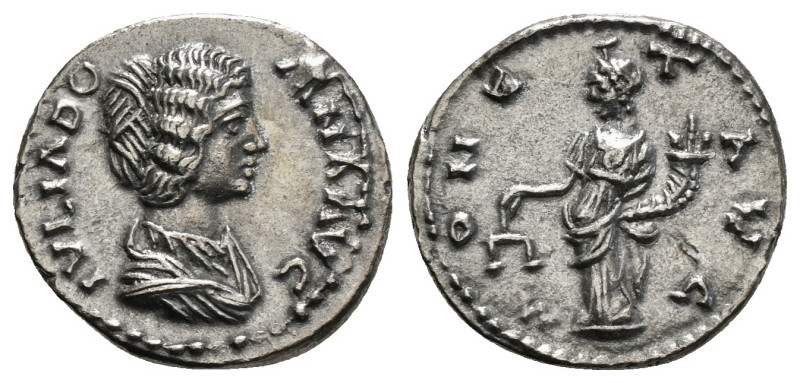 Julia Domna (wife of S. Severus) AR Denarius. Alexandria, circa AD 193-4 (?). IV...