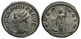Roman Imperial Claudius II (Gothicus) AD 268-270. 
Antioch Billon Antoninianus
3,74 g